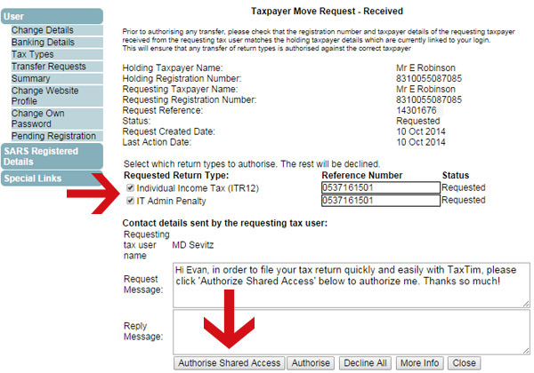 Authorize Shared Access